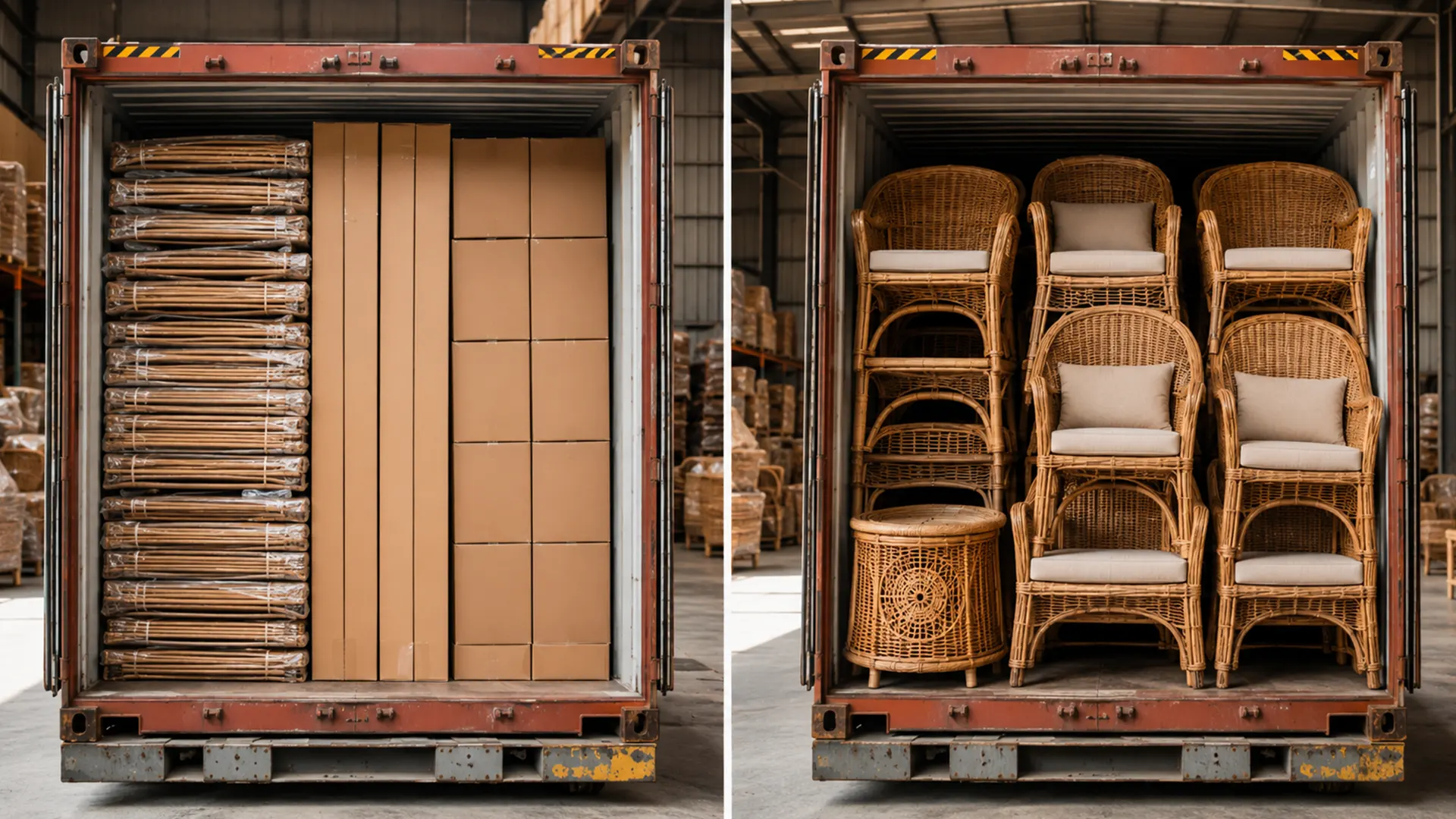 Zerlegt vs. Komplett Montiert: Welche Rattanmöbel Eignen Sich Besser Für Den Containertransport?
