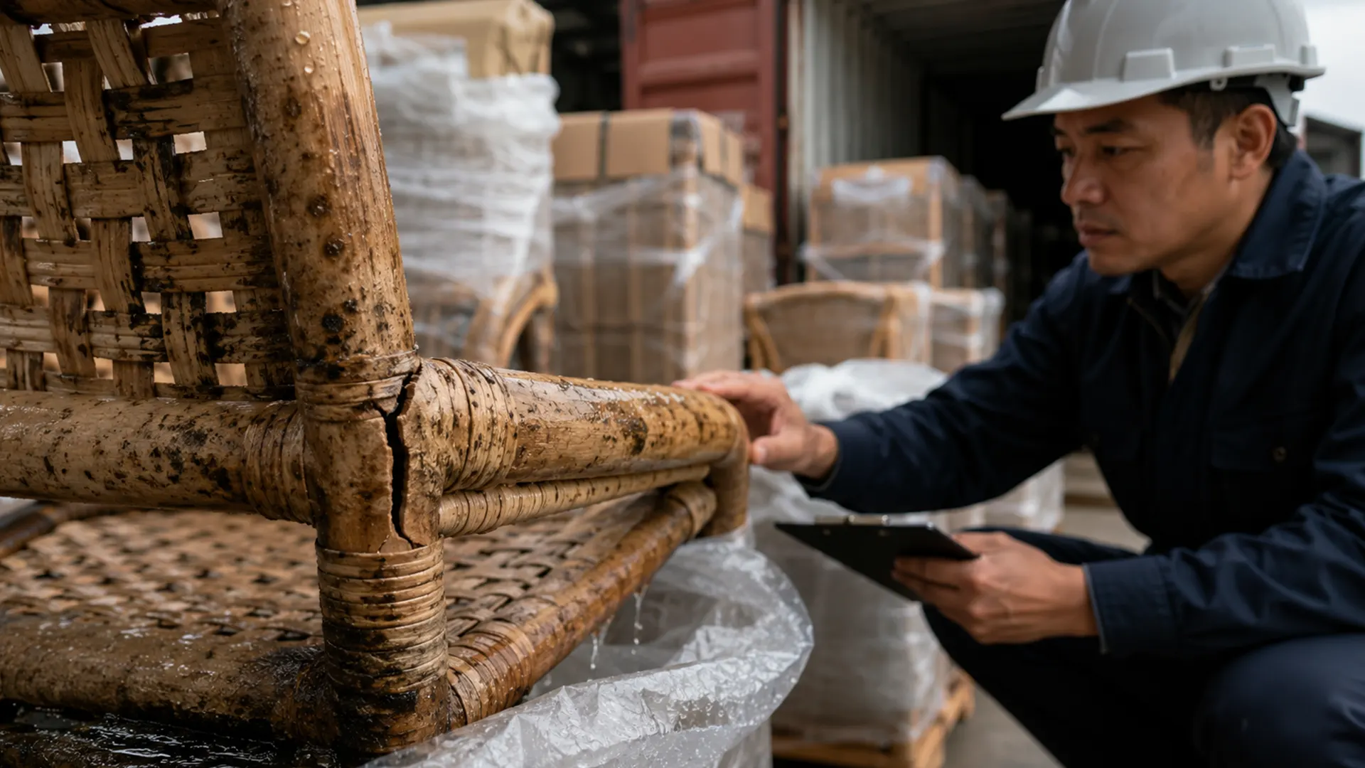 Humedad, Moho Y Grietas: Principales Riesgos En La Exportación De Muebles De Ratán