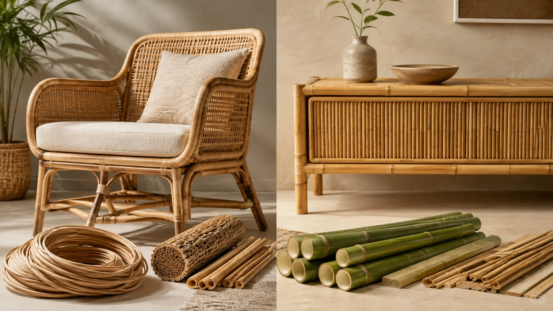 Rattan vs. Seegras vs. Wasserhyazinthe Für Großhandelsprodukte