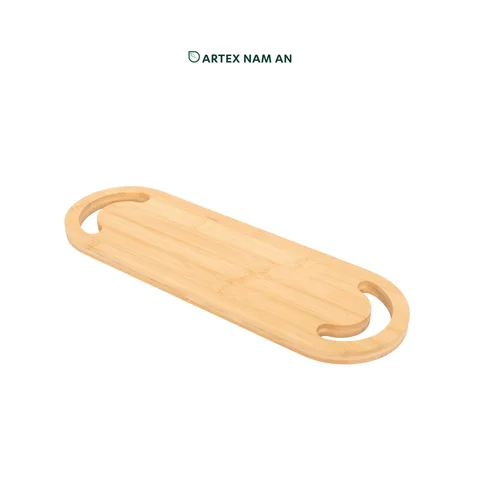 Rattan Export Oval Shape Bamboo Serving Boards Wholesale sustainable, non-toxic, food safe, FSC certified Chopping and Serving Board - REX-BB042025-002