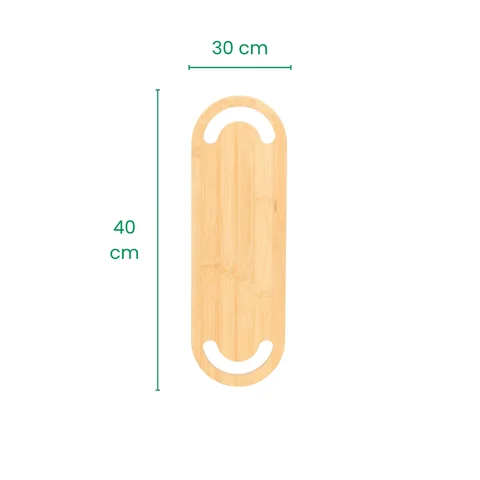Rattan Export Oval Shape Bamboo Serving Boards Wholesale sustainable, non-toxic, food safe, FSC certified Chopping and Serving Board - REX-BB042025-002