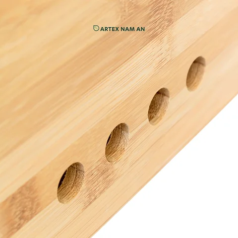 Rattan Export Bamboo Storage Wholesale Container Set of 3 Large Vegetable Containers FSC Certified Food Safe - REX-BB042025-024 (SET)