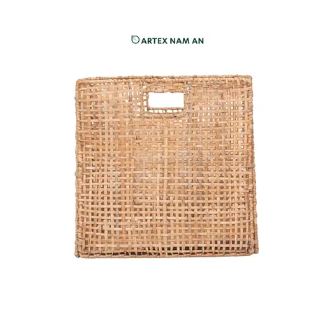 Rattan Export Wholesale Storage Basket made from Natural Rattan for Ikea Kallax Shelves, Home, Office, HORECA and Retail Organization - REX-GBS042025-060