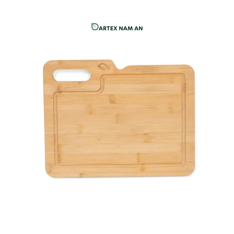 Rattan Export Natural Bamboo Wholesale Cutting Board with Lazer Engrave for HORECA & Retail - REX-GSF-260001