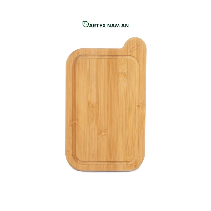 Rattan Export Natural Bamboo Wholesale Cutting Board Food Prep for HORECA, Retail, and Modern Kitchens - REX-GSF-260005