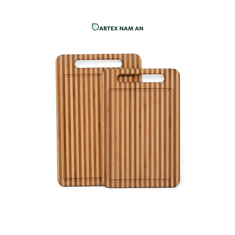 Rattan Export Wholesale Cutting Board set of 2 made from Bamboo for Home, HORECA, Retail, and Corporate Gifting - REX-GSF-260015