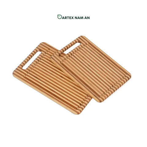 Rattan Export Wholesale Cutting Board set of 2 made from Bamboo for Home, HORECA, Retail, and Corporate Gifting - REX-GSF-260015