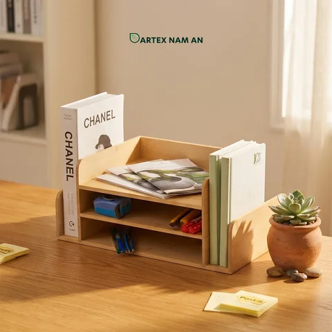 Rattan Export Wholesale Storage Container made from Natural Bamboo for Office Desk Organizing, HORECA & Retail - REX-GSF-260021