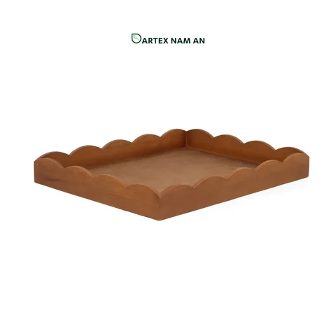 Rattan Export Wholesale Serving Tray Natural Bamboo for HORECA, Corporate Office, and Modern Home Decor - REX-GSF-260028