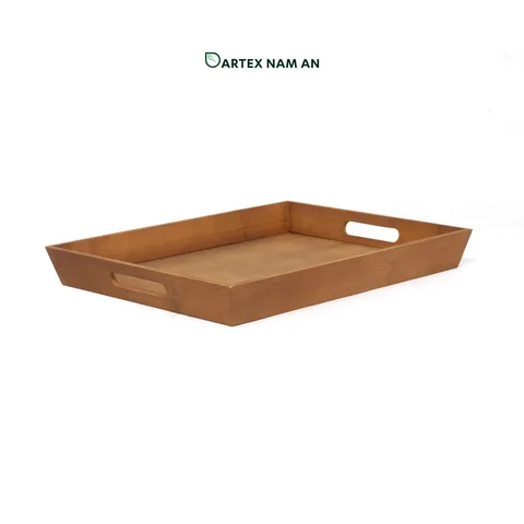 Rattan Export Wholesale Serving Tray made from Bamboo with Handles for HORECA, Corporate Office, and Retail - REX-GSF-260030