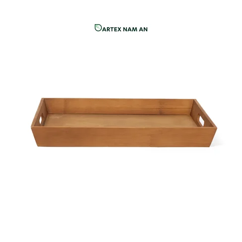 Rattan Export Wholesale Serving Tray made from Bamboo with Handles for HORECA, Corporate Office, and Retail - REX-GSF-260030