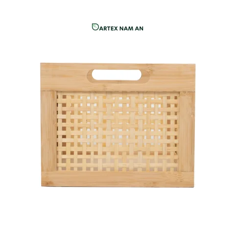 Rattan Export Collapsible Wholesale Storage Basket made from Natural Bamboo for HORECA, Office, and Retail - REX-GSF-260033