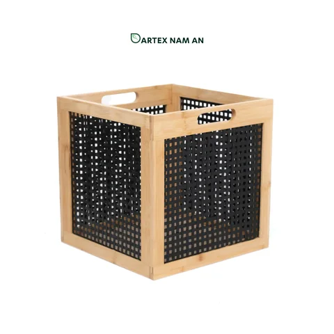 Rattan Export Collapsible Wholesale Storage Basket for HORECA, Office, and Retail - REX-GSF-260037