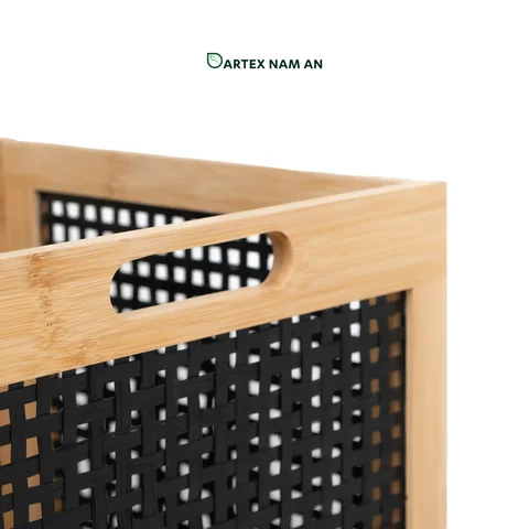Rattan Export Collapsible Wholesale Storage Basket for HORECA, Office, and Retail - REX-GSF-260037