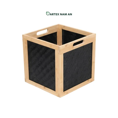 Rattan Export Collapsible Wholesale Storage Basket made from Bamboo for HORECA, Office, and Retail - REX-GSF-260038
