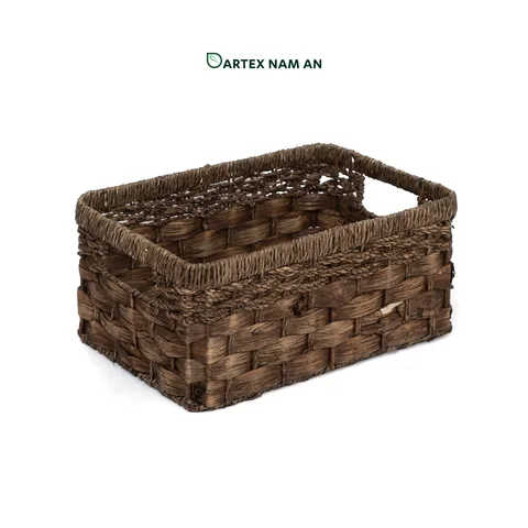 Rattan Export Wholesale Storage Basket made from Water Hyacinth and Seagrass for HORECA, Office, and Retail - REX-GSF-260045