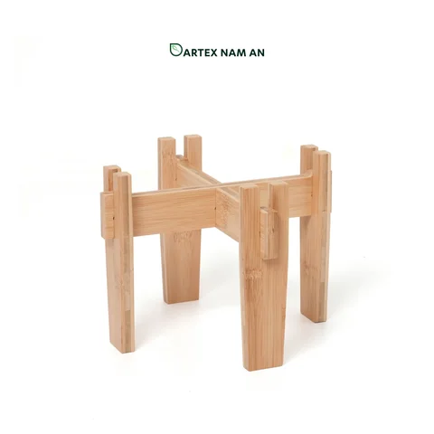 Rattan Export Wholesale Plant Stand made from Bamboo for Indoor Garden, HORECA, Office, and Home Decor Retail - REX-GSF-260056