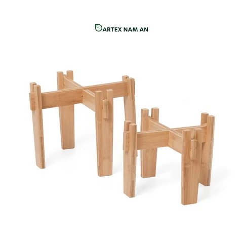 Rattan Export Wholesale Plant Stand made from Bamboo for Indoor Garden, HORECA, Office, and Home Decor Retail - REX-GSF-260056