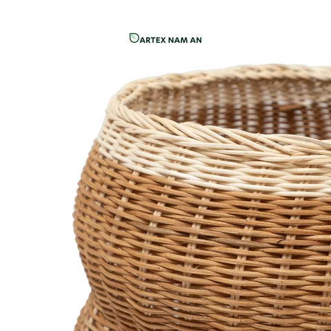 Rattan Export Rattan Wholesale Planter for HORECA, Corporate Office, and Lifestyle Retail - REX-GSF-260064