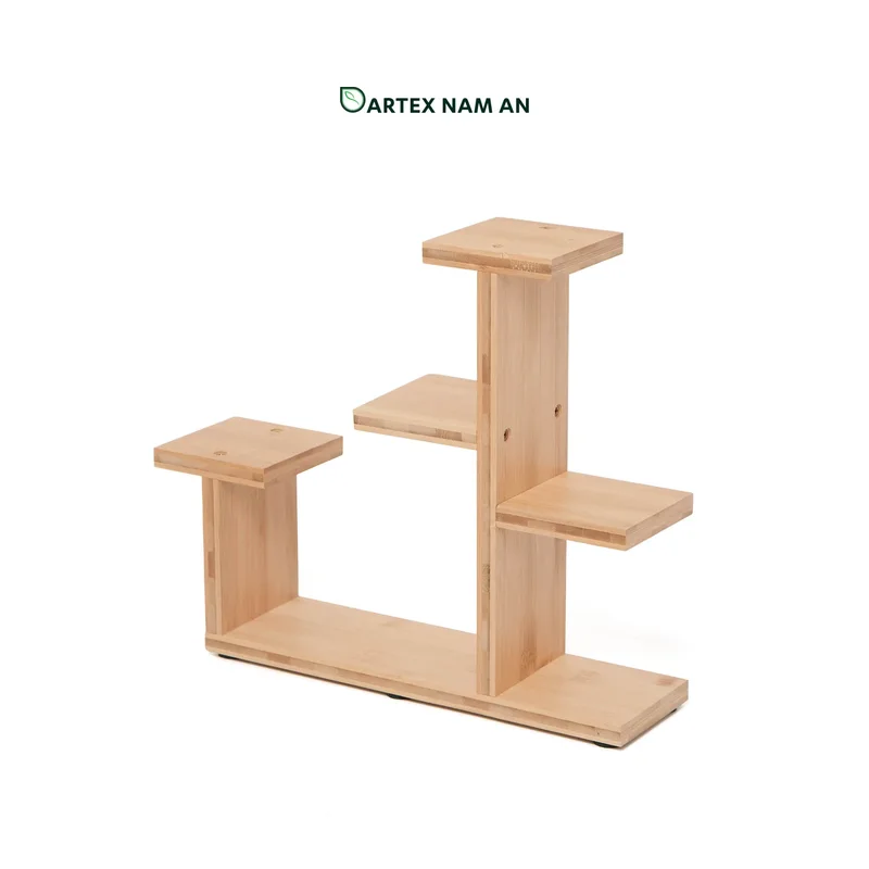 Rattan Export Wholesale Shelf Made From Bamboo for Corporate Office, Store Displays, HORECA Amenities, and Home Retail - REX-GSF-260066