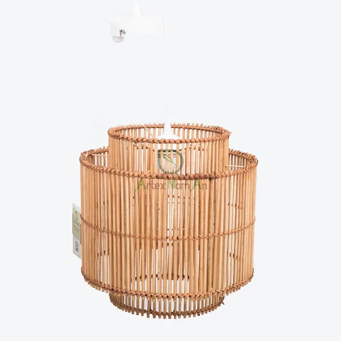 Rattan Export Newest Natural Bamboo Hanging Pendant Lampshade - REX-NB 11 21 041 01