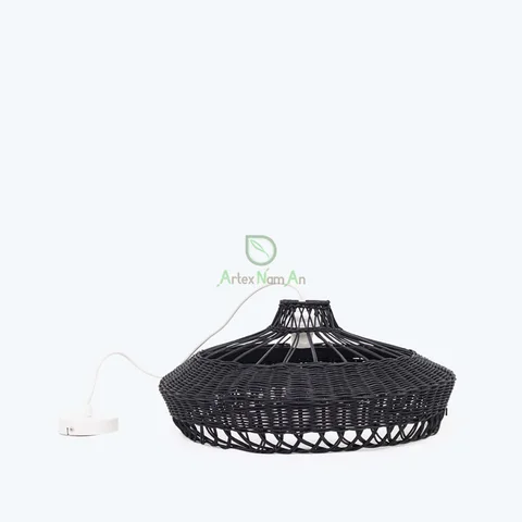 Rattan Export Black Modern Pendant Lights Woven Hanging Ceiling Decorative Lamp From Vietnam Suppliers - REX-R 09 21 008 01