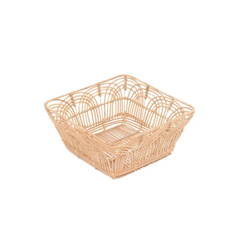 Rattan Export Wholesale Storage Basket Made from Natural Rattan with Metal Frame - REX-RT0100021801ME