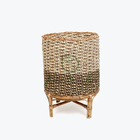 Rattan Export Seagrass Planter With Removable Stand - REX-SG0100000501e