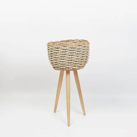 Rattan Export Seagrass Planter With Removable Stand - REX-SG0100011601