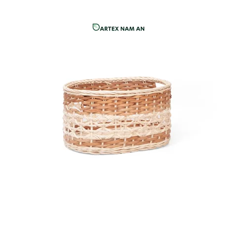 Rattan Export Wholesale Storage Basket Made from Rattan for Home, Office, Kitchen and Bathroom Organization - REX-TF26-0010