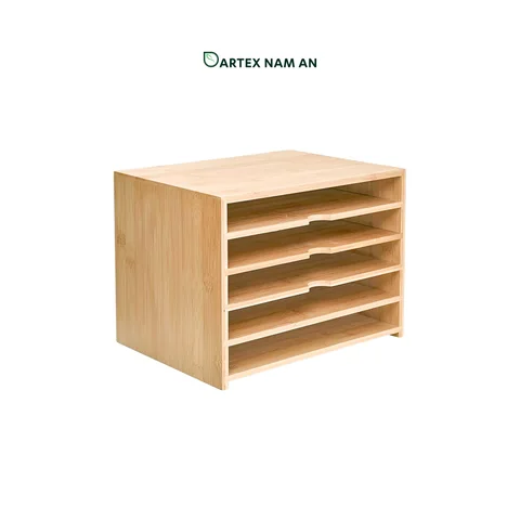 Rattan Export Wholesale Storage Box made from Bamboo, Workstation Organizer for Desk, Magazines and Documents in Office - REX-TF26-00202