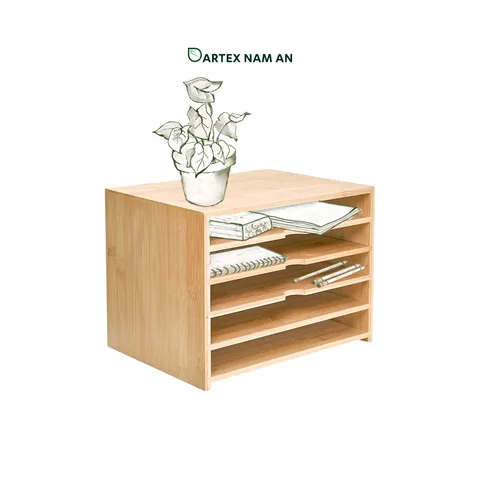 Rattan Export Wholesale Storage Box made from Bamboo, Workstation Organizer for Desk, Magazines and Documents in Office - REX-TF26-00202