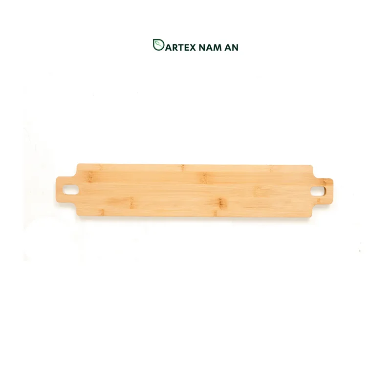 Rattan Export Wholesale Bamboo Serving Tray for Charcuterie with handles, Lunch and Dinner Service in Home and HORECA - REX-TF26-00217