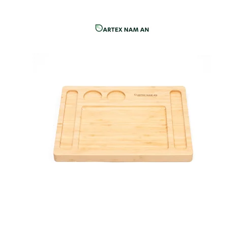 Rattan Export Wholesale Bamboo Serving Tray Steak Serving for Home, Kitchen, Dining and HORECA - REX-TF26-00224