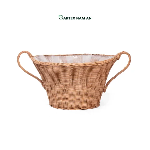 Rattan Export Wholesale Planter made from Rattan in set of 2 for Indoor Garden, Home, Office and HORECA Décor - REX-TF26-0030