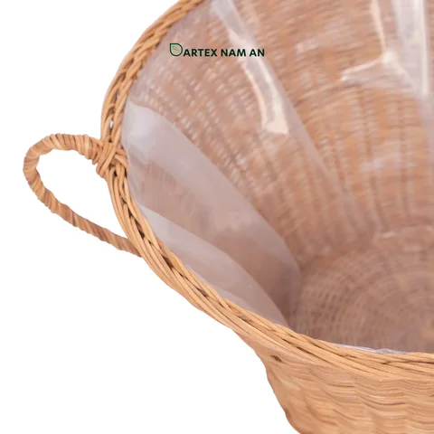 Rattan Export Wholesale Planter made from Rattan in set of 2 for Indoor Garden, Home, Office and HORECA Décor - REX-TF26-0030