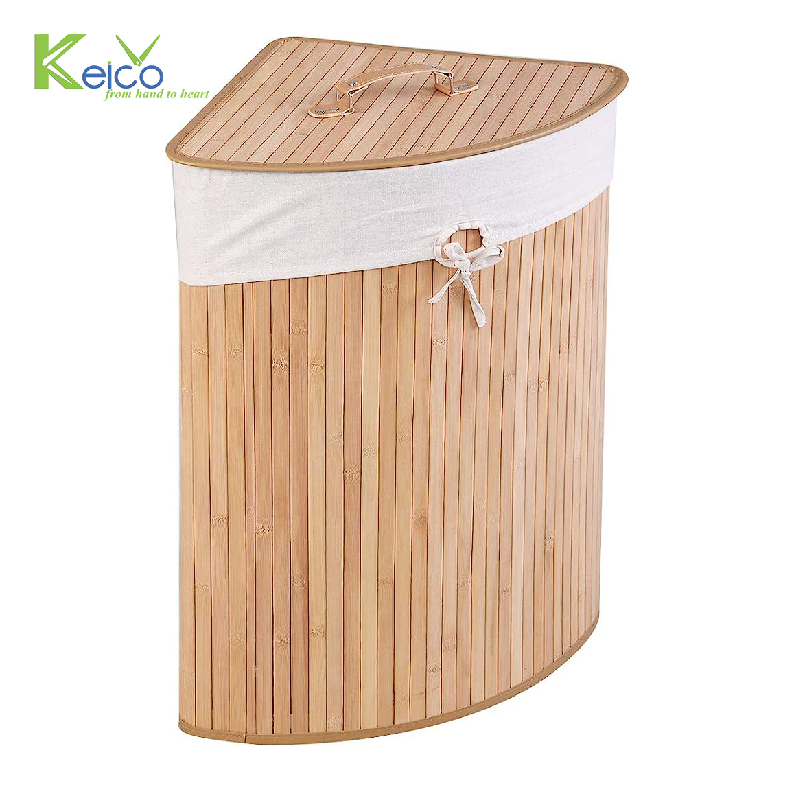 Rattan Export Bamboo laundry hamper good quality wholesale - REX-8423072151