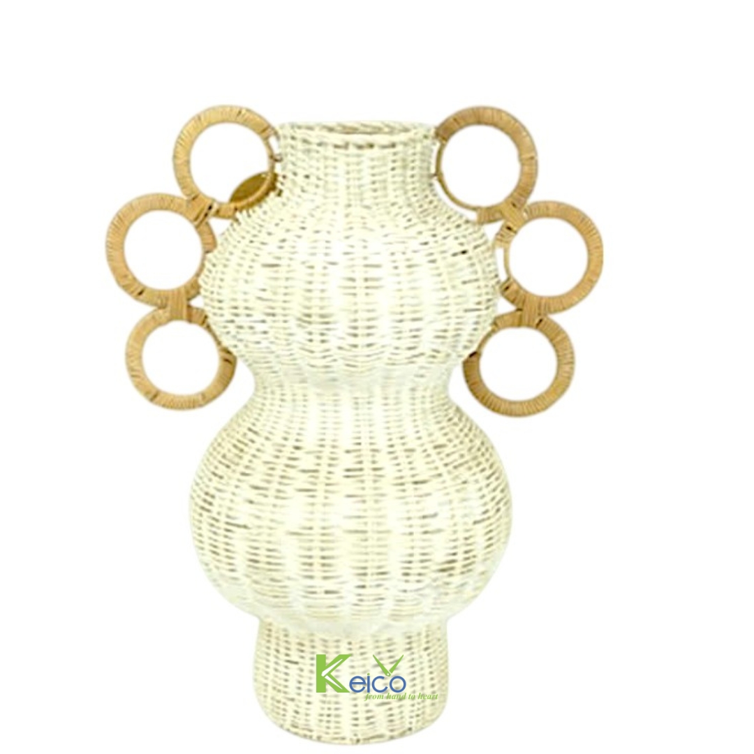 Rattan Export Vaso in rattan – Eleganza naturale e fascino senza tempo per la nuova collezione decor 2025 - REX-25011402