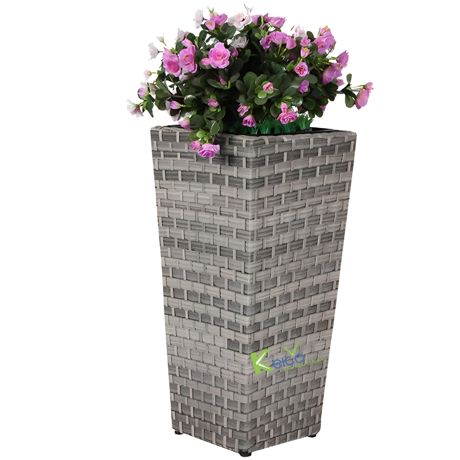 Rattan Export Nuova collezione outdoor – Vasi in rattan sintetico con colore personalizzabile - REX-8424030202-2