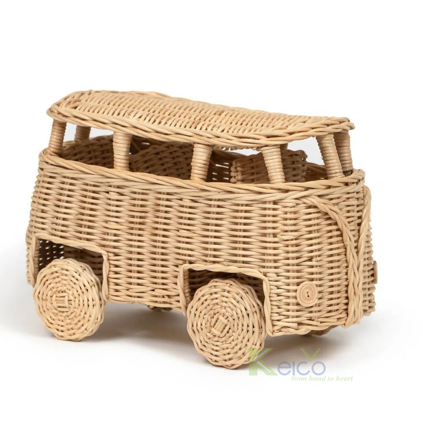 Rattan Export Juguete mini camper de ratán para niños, fabricado en Vietnam - REX-KC24010102