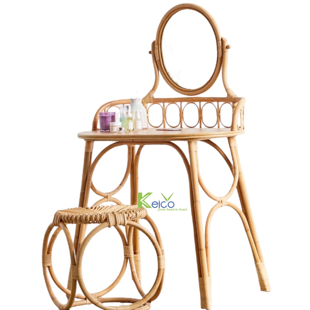 Rattan Export Bàn trang điểm mây có gương - REX-K23101103