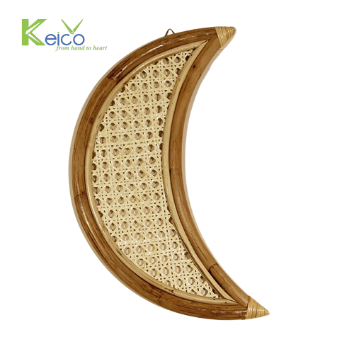 Rattan Export Decoración infantil de ratán con forma de luna 40×20 cm al por mayor, fabricada en Vietnam - REX-8423072141