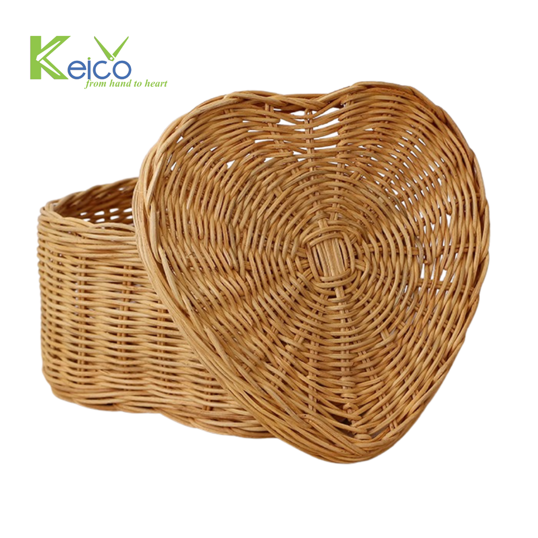 Rattan Export Wholesale natural rattan storage basket made in Vietnam - REX-8423072017