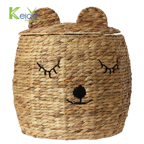 Rattan Export Best selling water hyacinth basket for kids 47×47 cm made in Vietnam - REX-8423071449