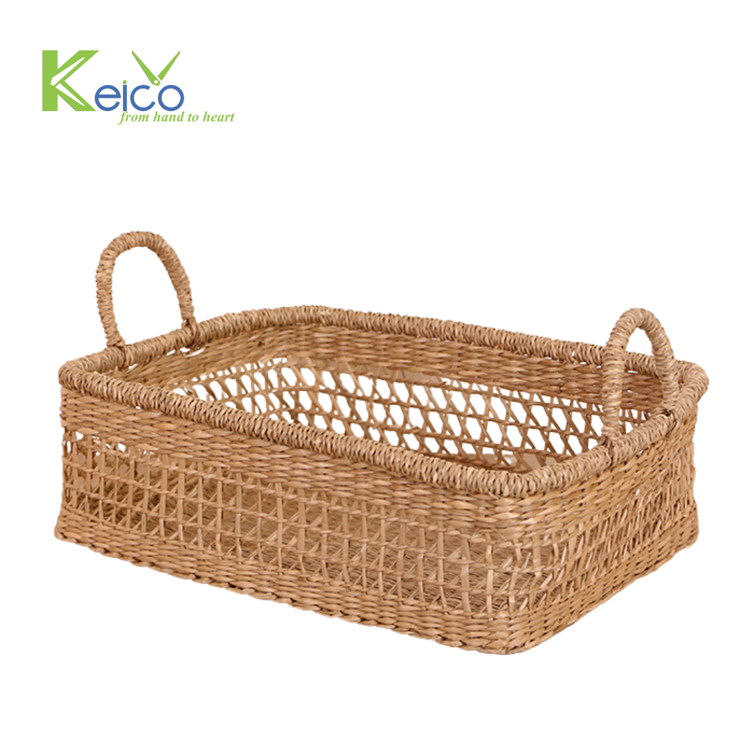 Rattan Export Wholesale woven decorative basket 35x27x10cm made in Vietnam - REX-8423060814