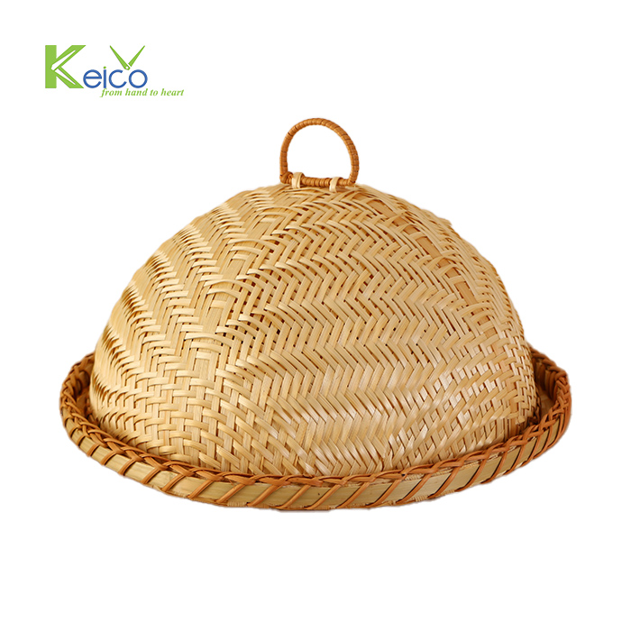 Rattan Export Coprivivande in bambù intrecciato 30cm all’ingrosso - REX-8423060401