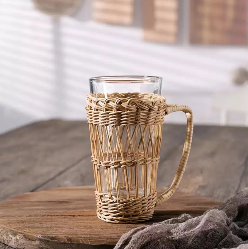 Rattan Export Rattan-Becherhalter Design 03