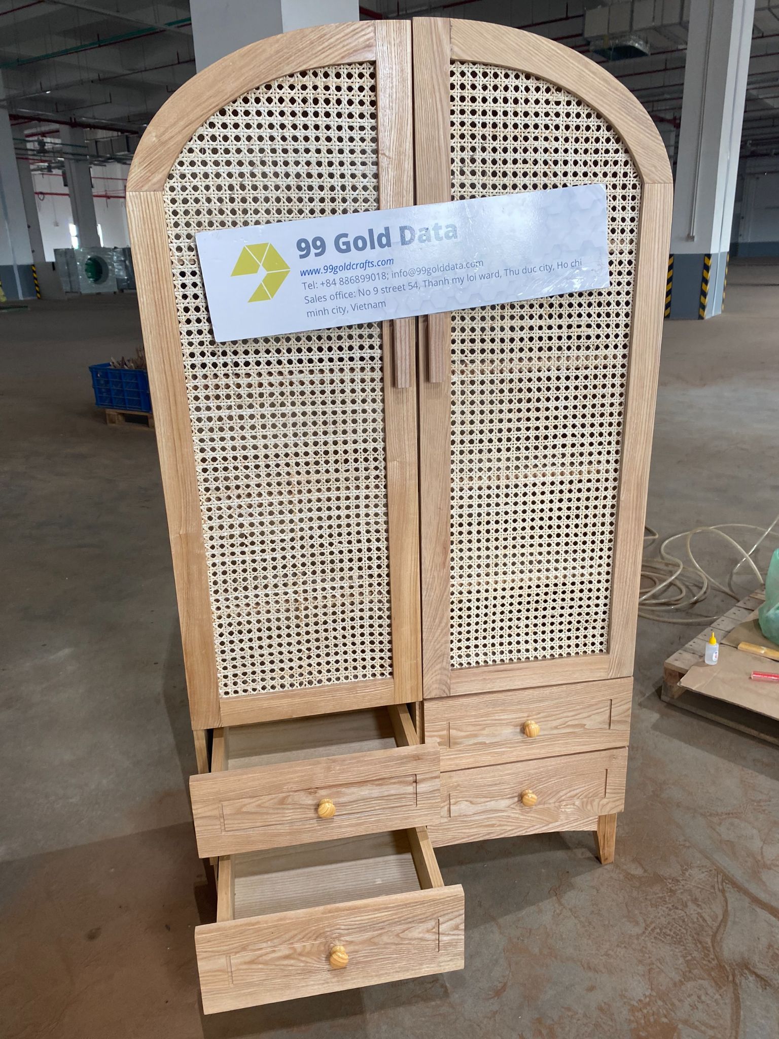 Rattan Export Rattanschrank Design 10