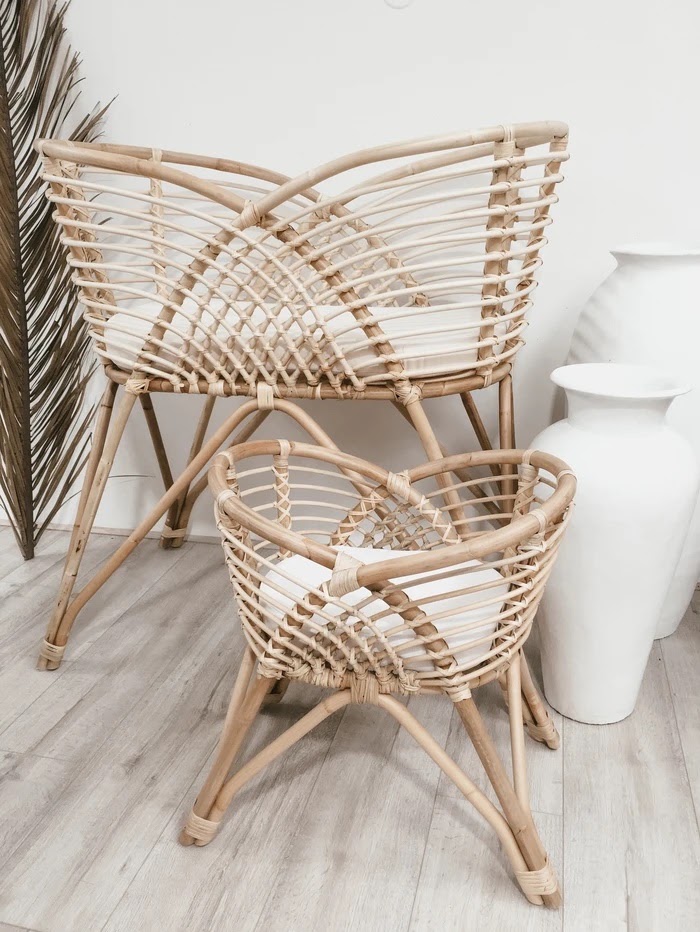 Rattan Export Cuna de bebé de ratán Diseño 03