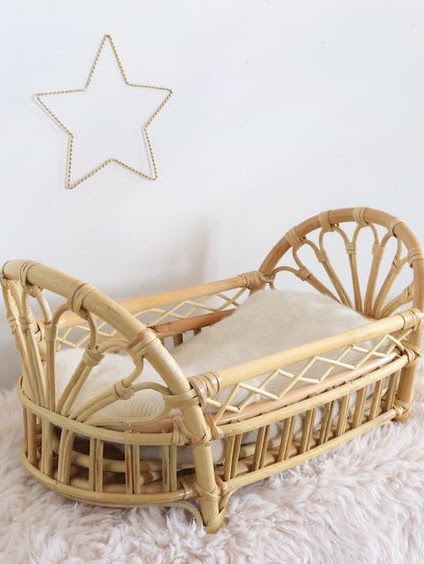 Rattan Export Cuna de bebé de ratán Diseño 04